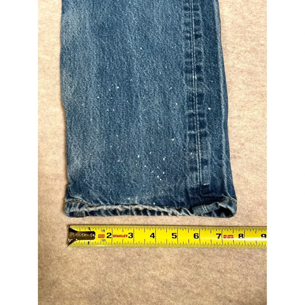 Levi's 501XX Jeans Mens 36x36 Blue Denim Cotton Mid Rise Straight Leg Streetwear